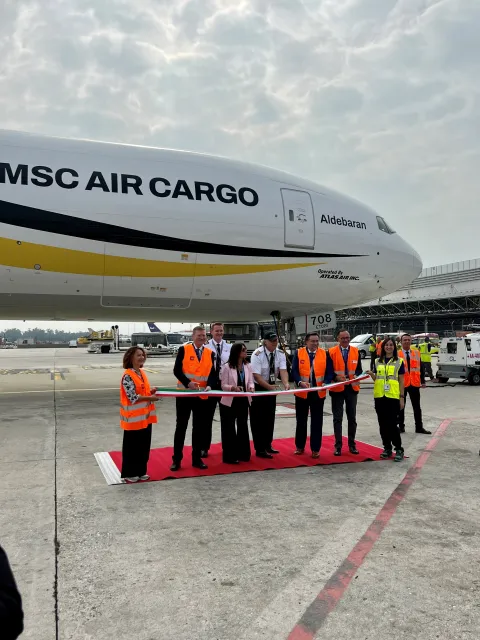 Partito da Malpensa il primo volo MSC Air Cargo per Tokyo